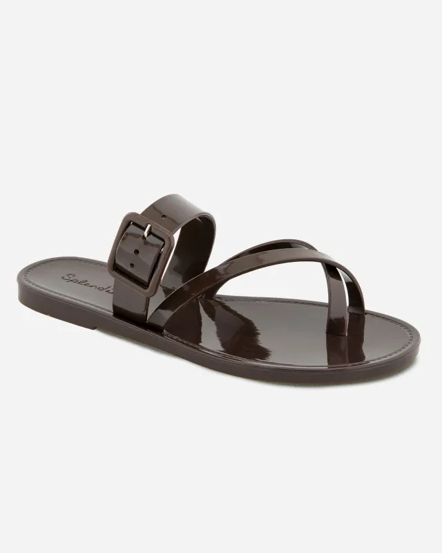 Sutton Jelly Sandal in Spice sold by Splendid