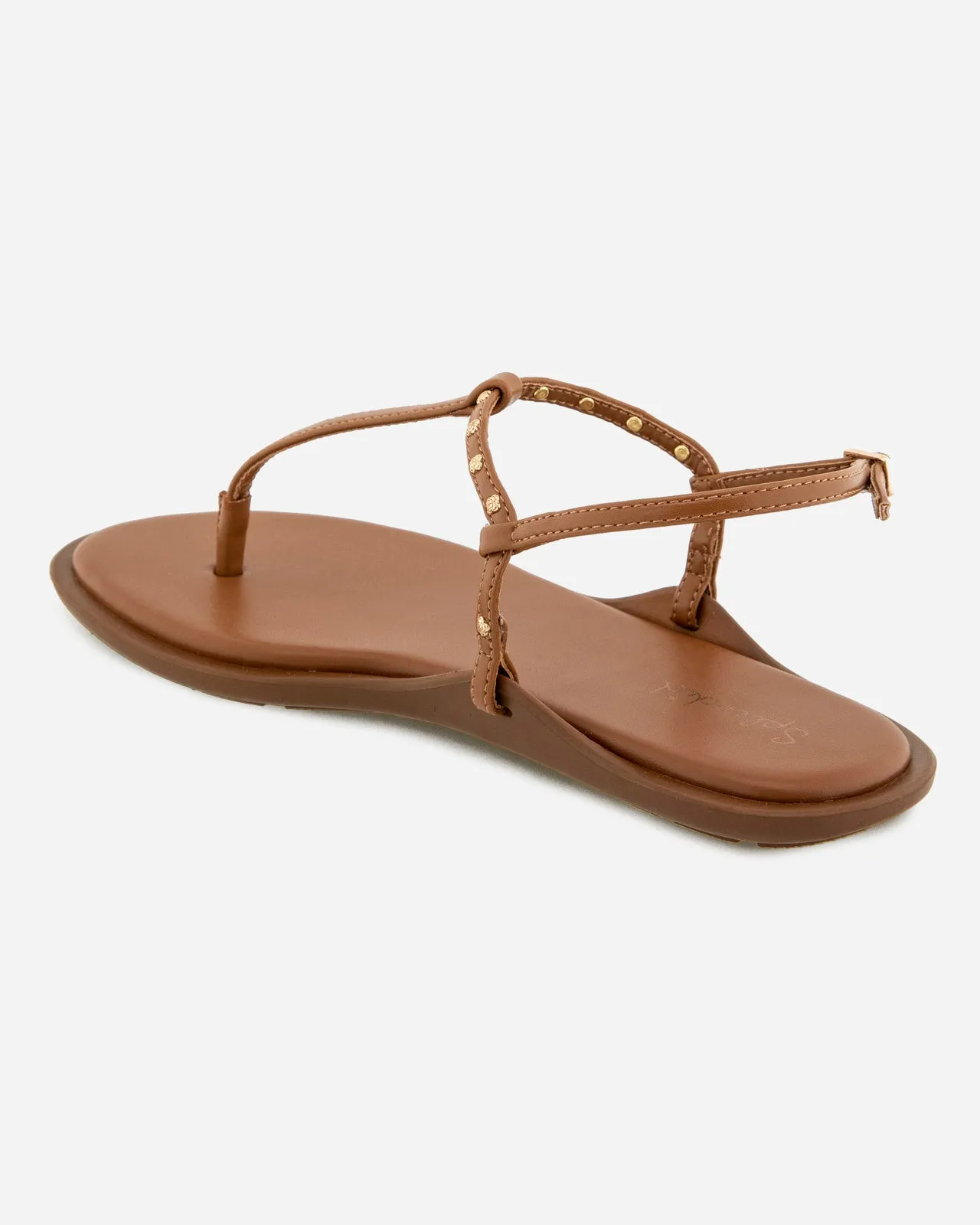 Asher Studded Sandal in Caramel sold by Splendid product image thumbnail 4