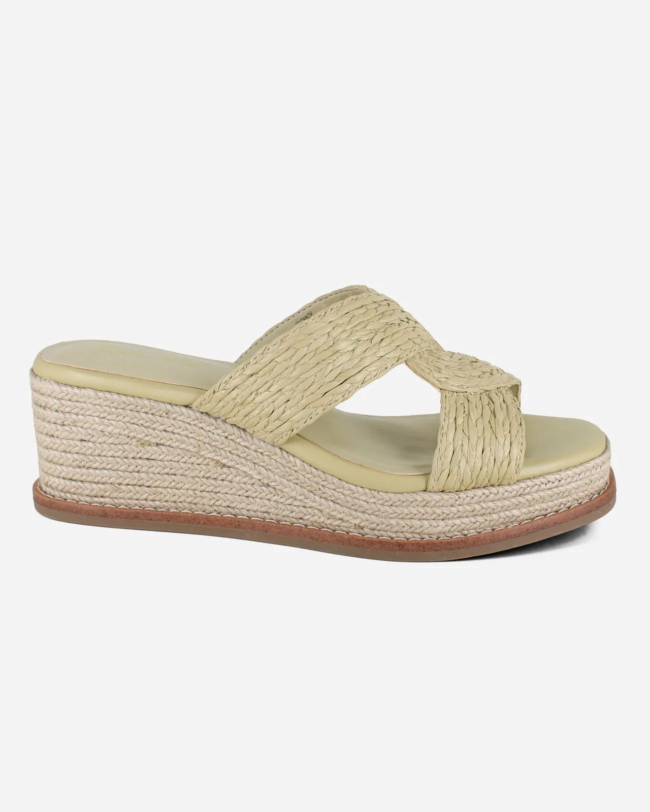 Daria Raffia Wedge in Natural sold by Splendid product image thumbnail 2
