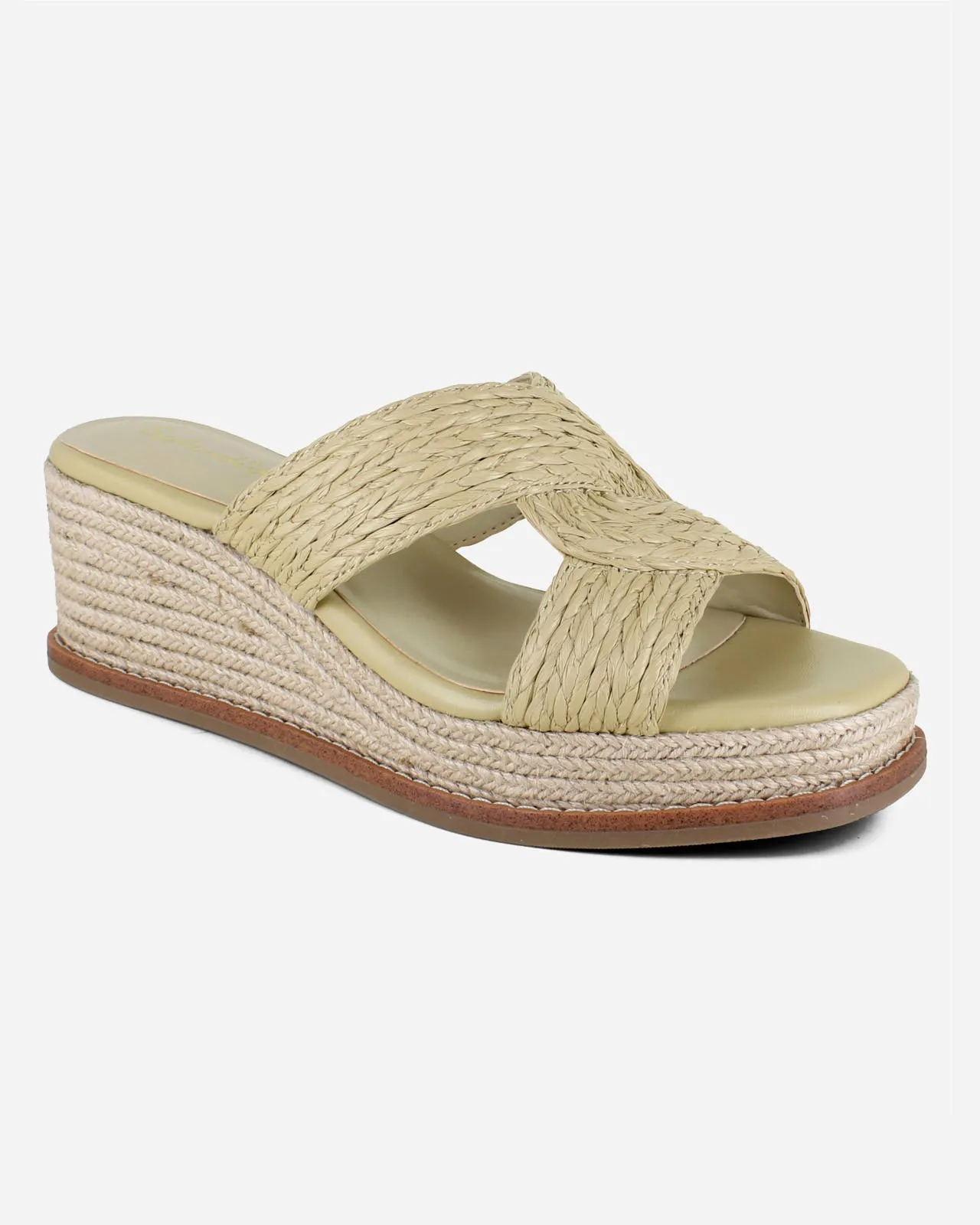 Daria Raffia Wedge in Natural sold by Splendid