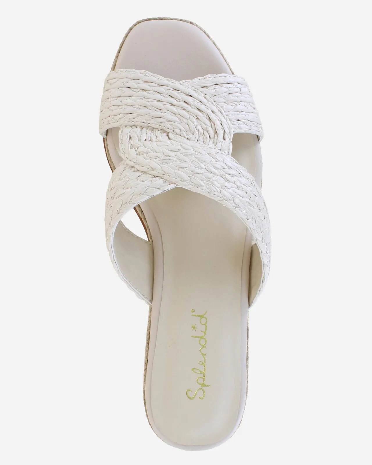 Daria Raffia Wedge in Oat sold by Splendid product image thumbnail 5