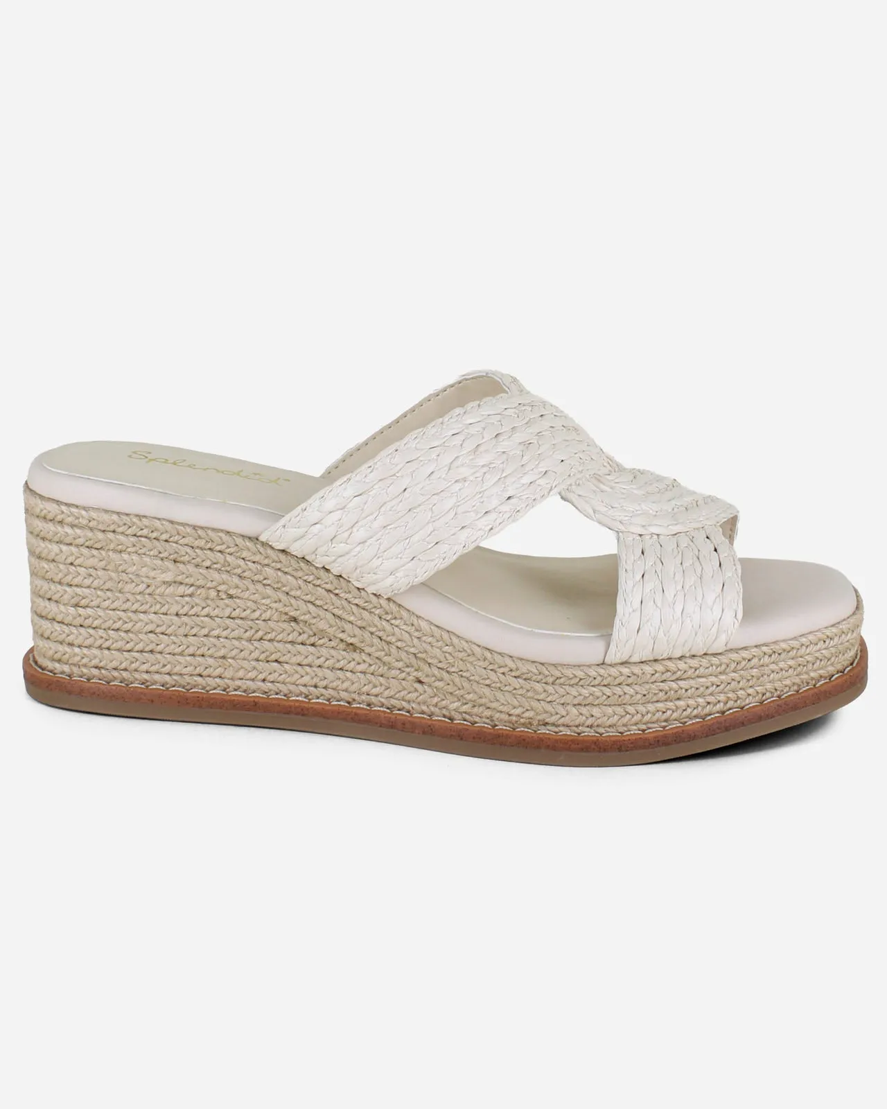 Daria Raffia Wedge in Oat sold by Splendid product image thumbnail 2