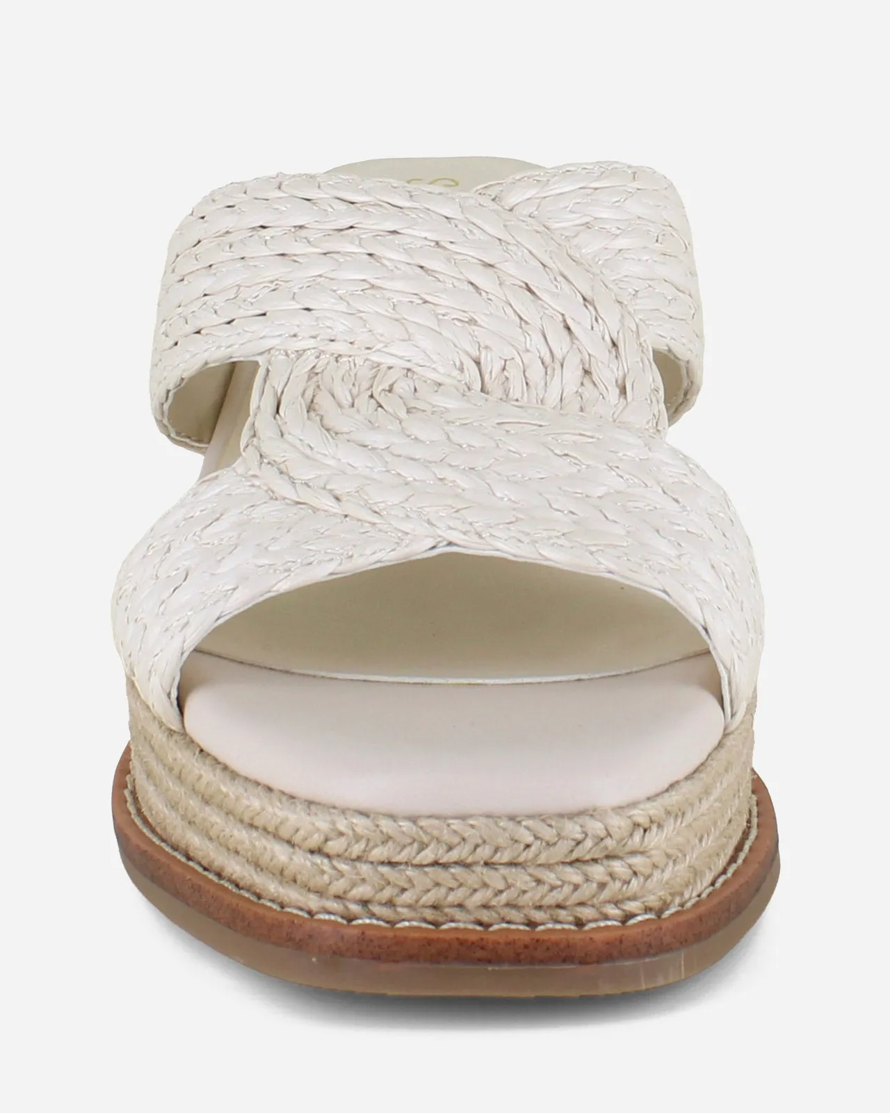 Daria Raffia Wedge in Oat sold by Splendid product image thumbnail 3