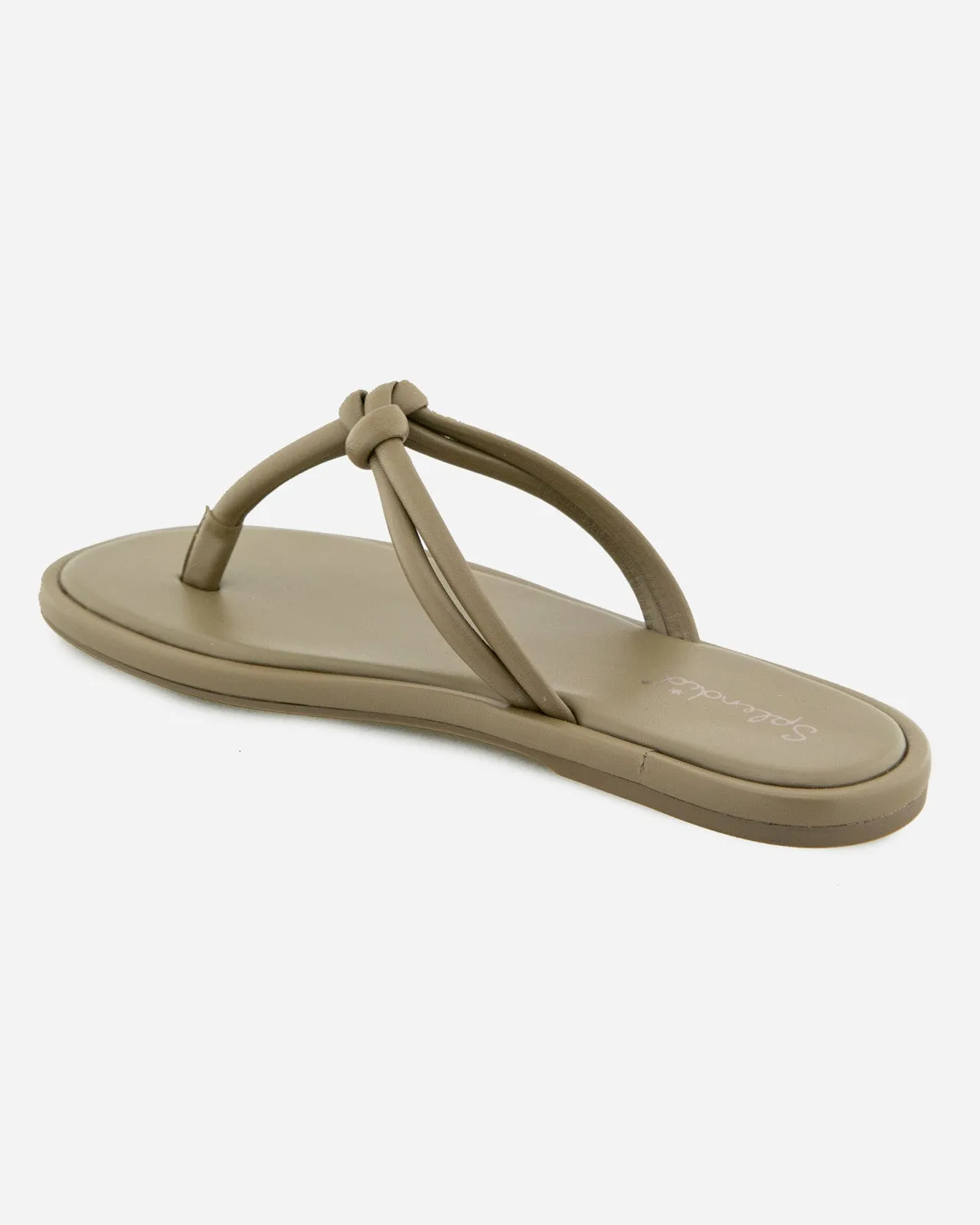 Fedora Leather Sandal in Olive sold by Splendid product image thumbnail 4