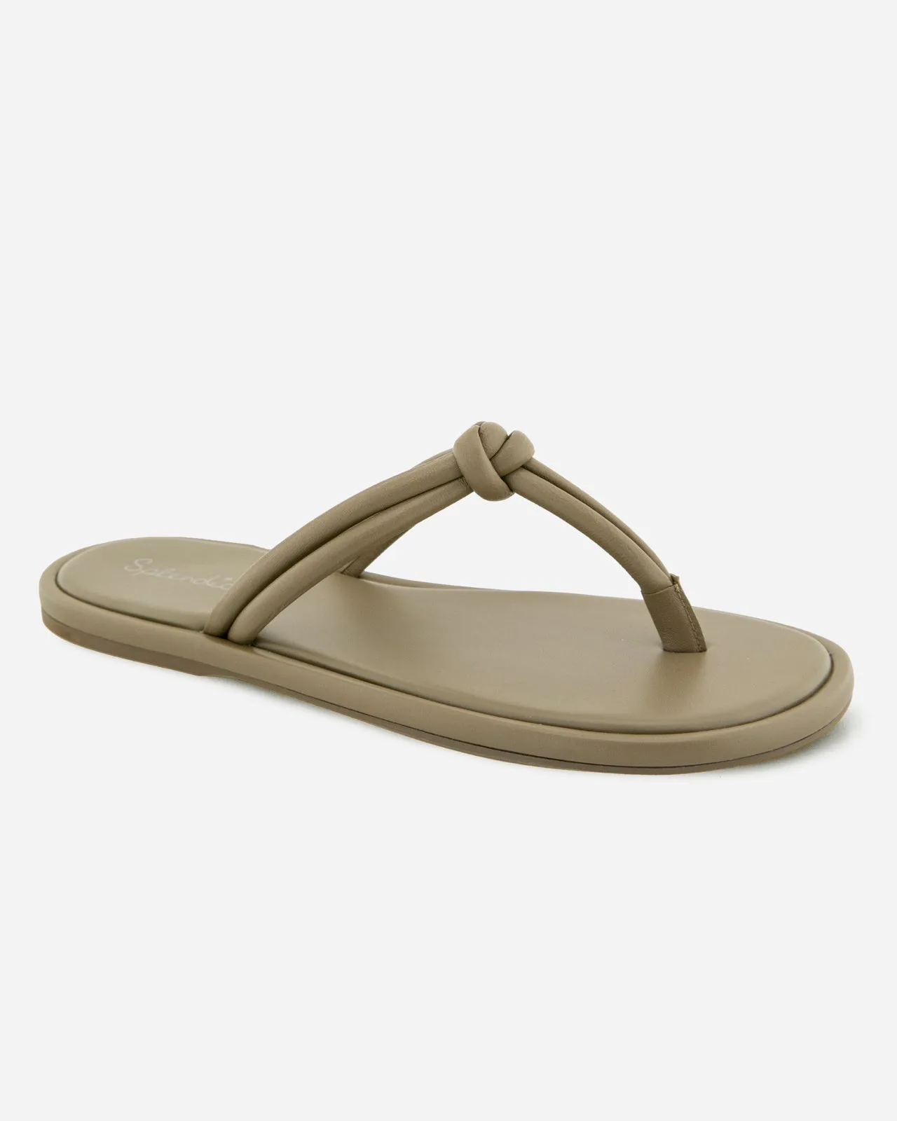Fedora Leather Sandal in Olive sold by Splendid