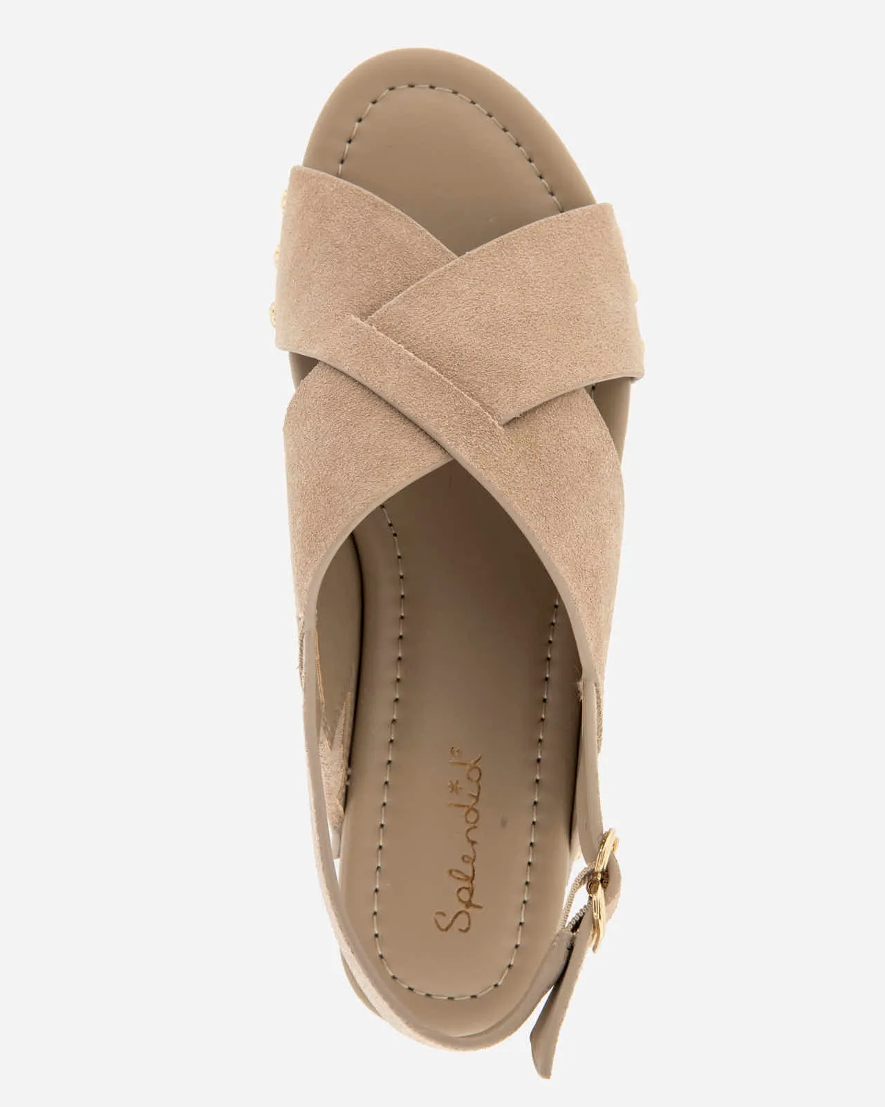 Quintana Suede Wedge in Moonstone sold by Splendid product image thumbnail 5