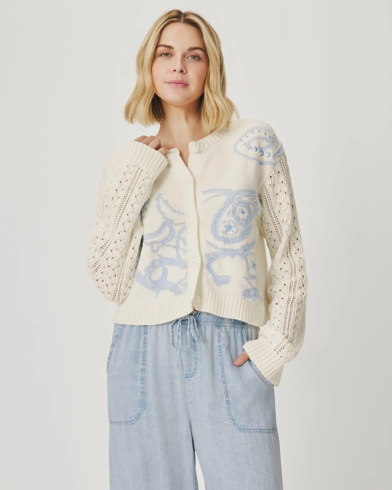 Gracie Jacquard Cardigan sold by Splendid product image thumbnail 3