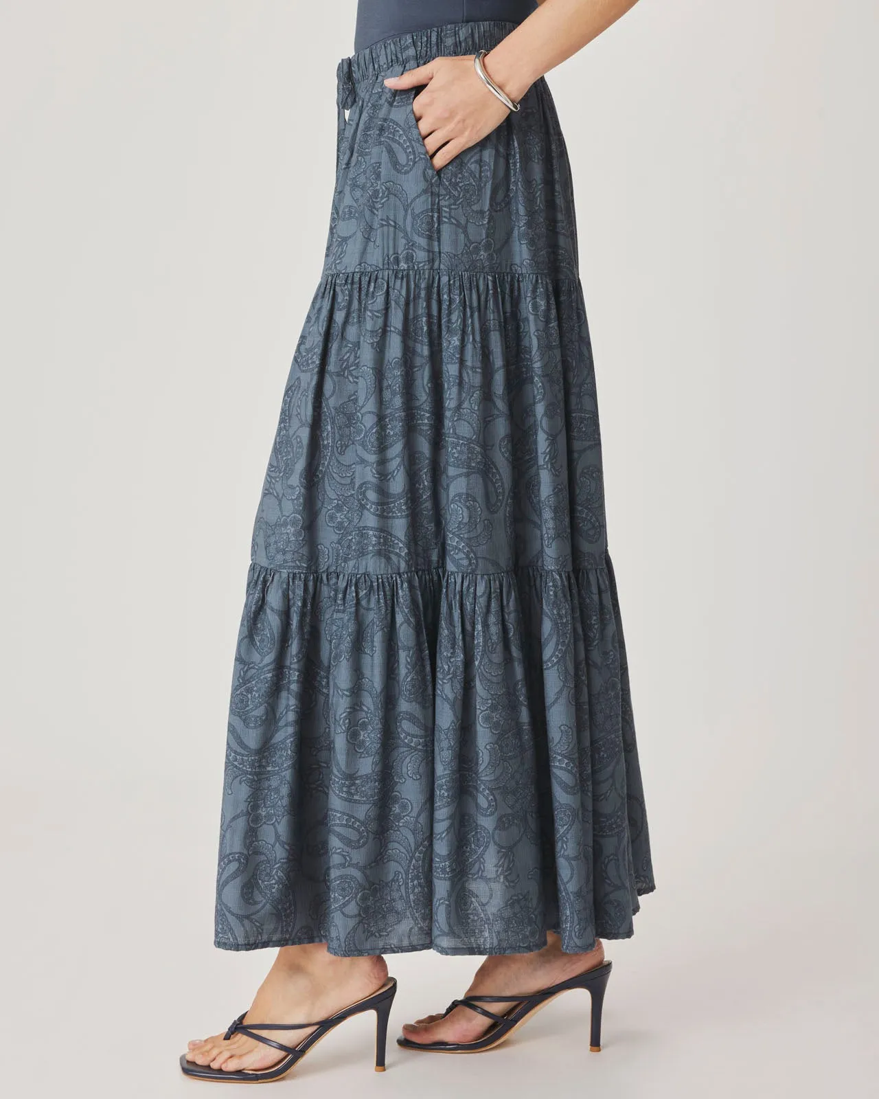 Iris Paisley Skirt sold by Splendid product image thumbnail 4