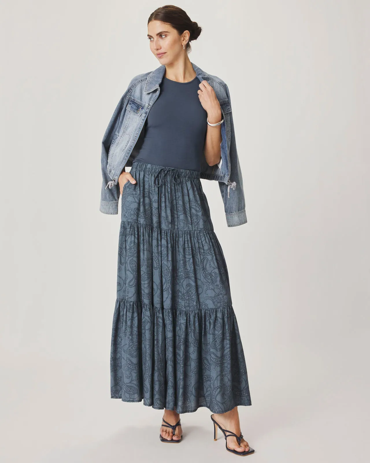 Iris Paisley Skirt sold by Splendid