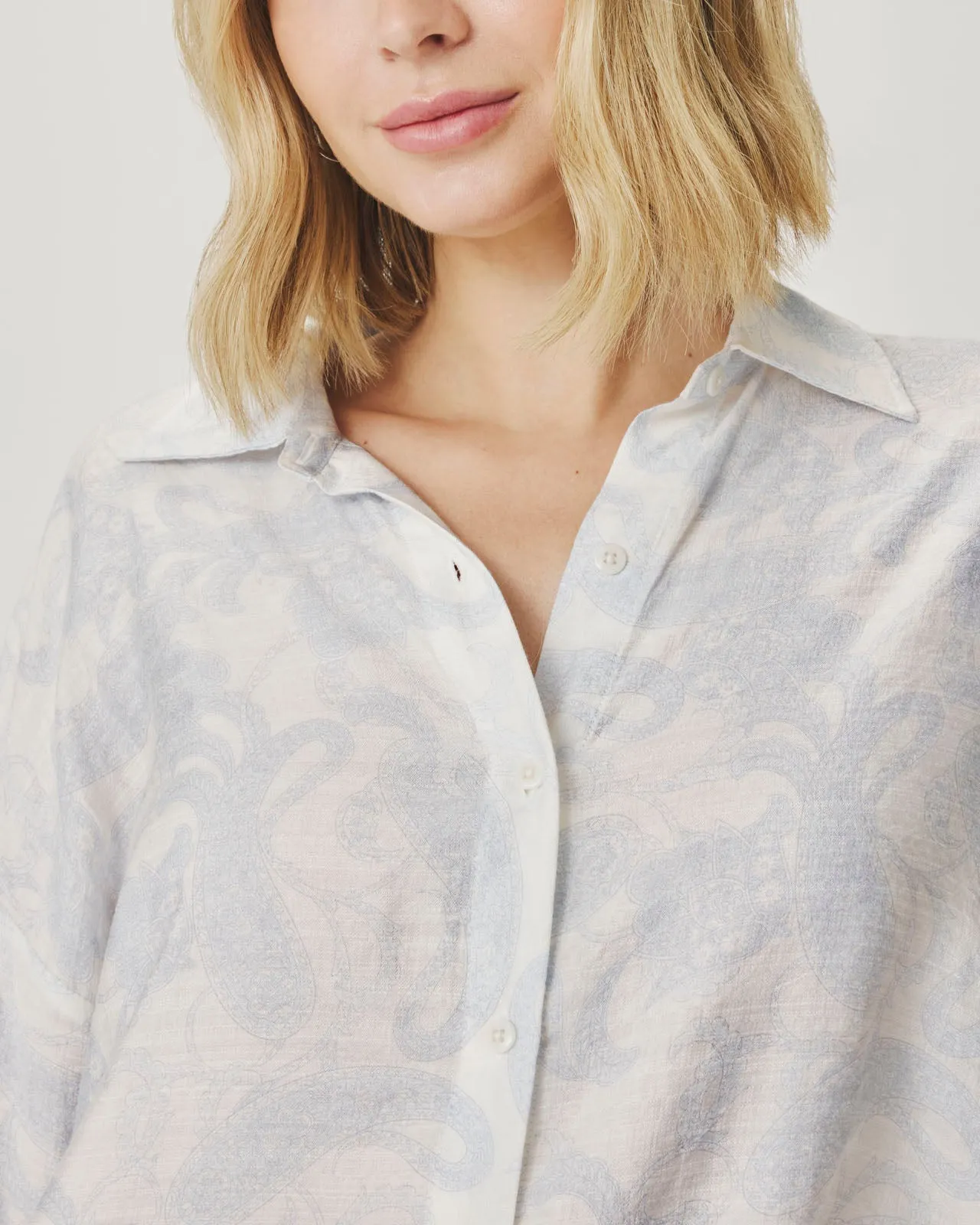 Iris Paisley Button Down sold by Splendid product image thumbnail 5