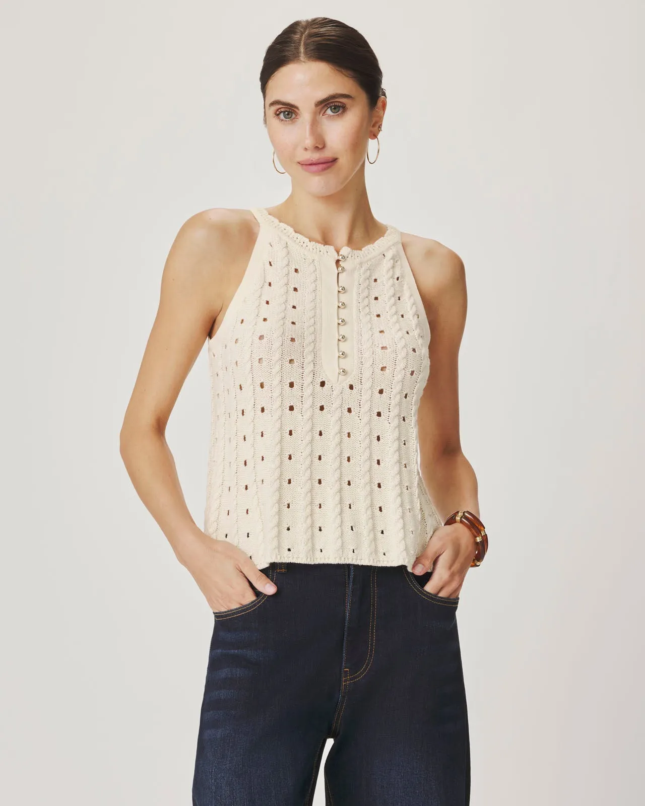 Foster Knit Tank sold by Splendid
