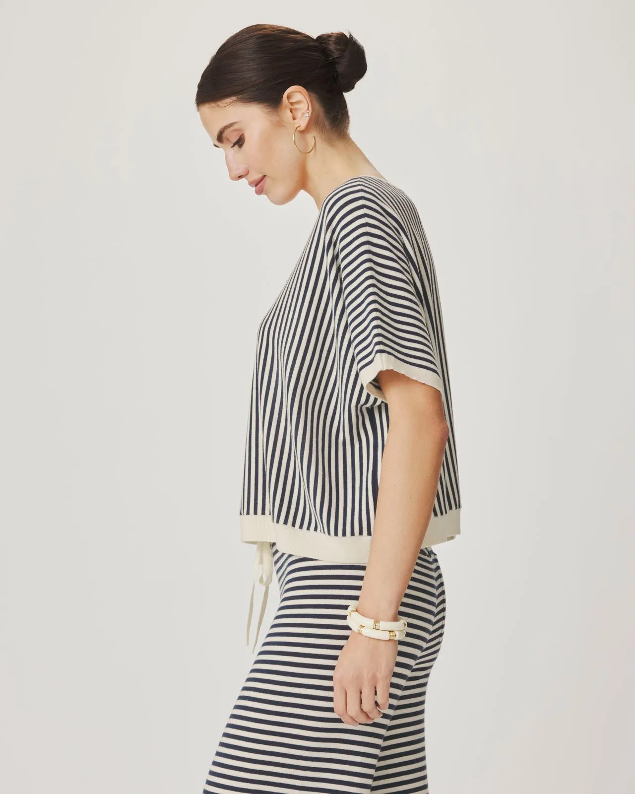 Christa Striped Short Sleeve Sweater sold by Splendid product image thumbnail 5