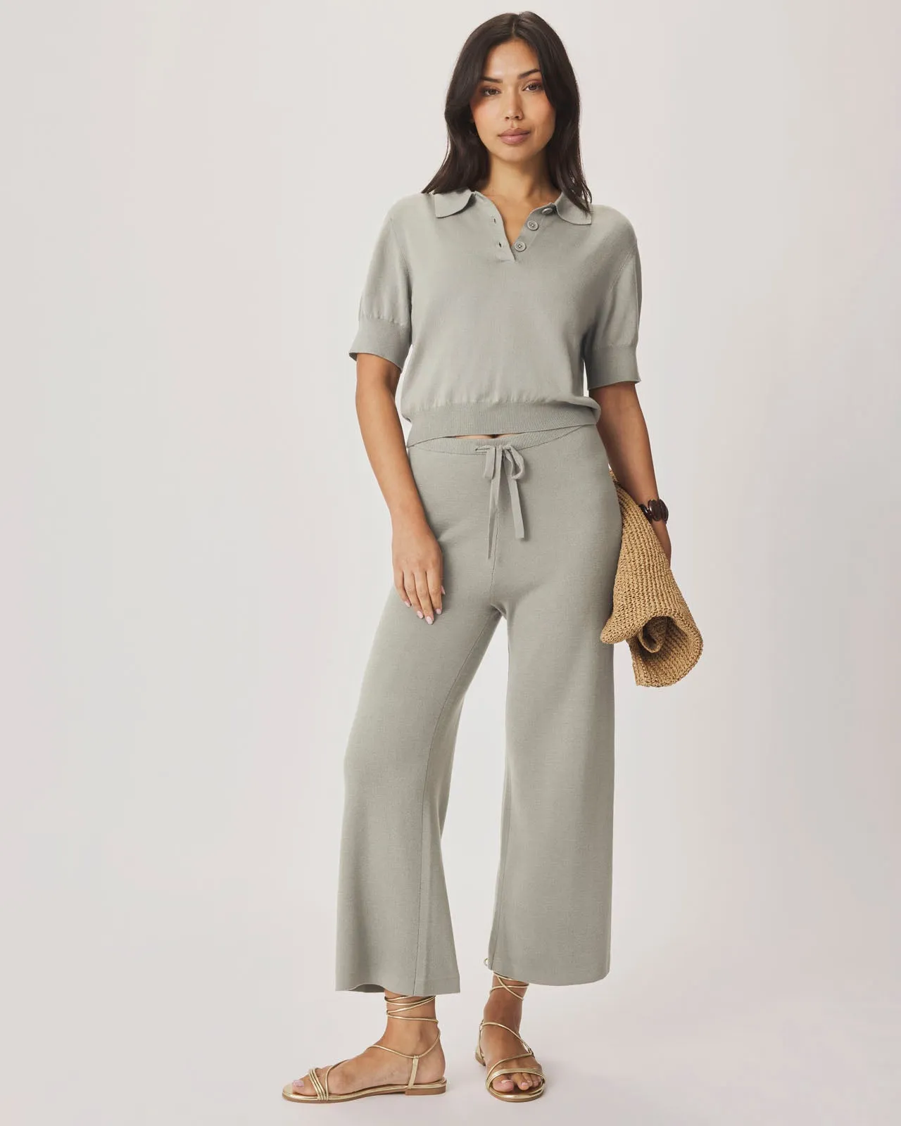 Christa Polo Short Sleeve Sweater sold by Splendid product image thumbnail 2