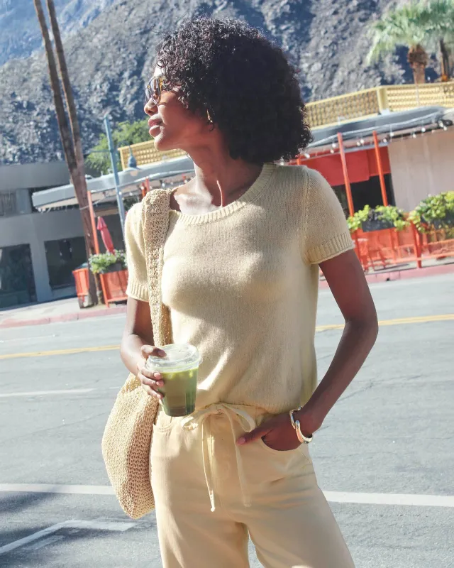 Emerson Short Sleeve Sweater sold by Splendid