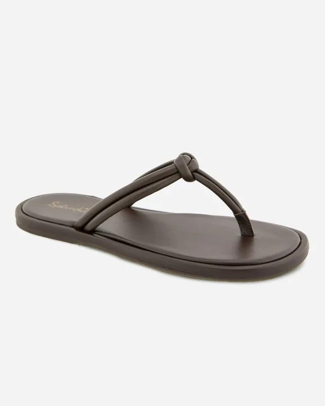 Fedora Leather Sandal in Spice sold by Splendid