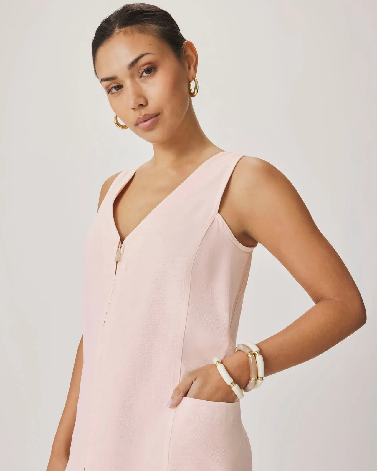 Lounge Denim Mini Dress sold by Splendid product image thumbnail 5