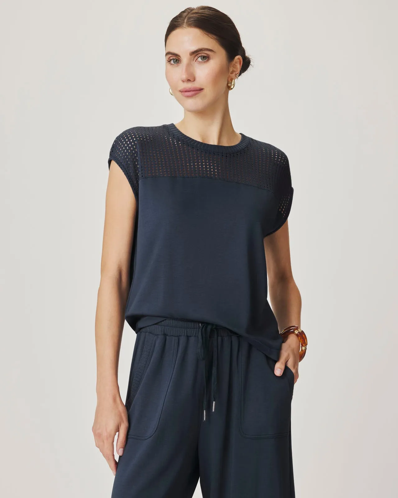 Supersoft Jada Sleeveless Top sold by Splendid product image thumbnail 4