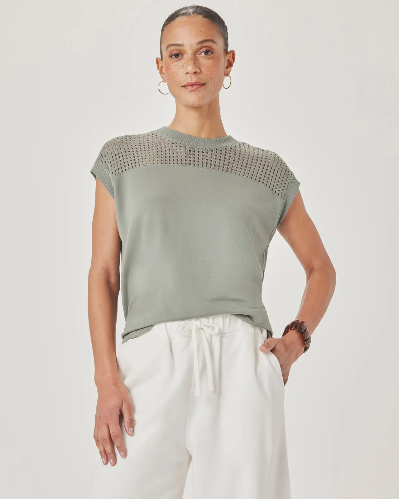 Supersoft Jada Sleeveless Top sold by Splendid product image thumbnail 2