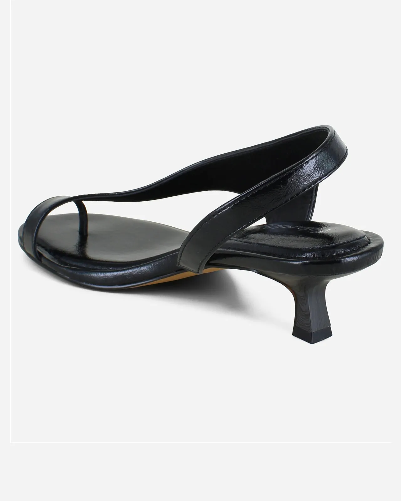 Helen Leather Kitten Heel in Black sold by Splendid product image thumbnail 4