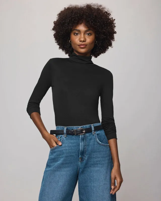 Bamboo Blend Long Sleeve Turtleneck sold by Splendid