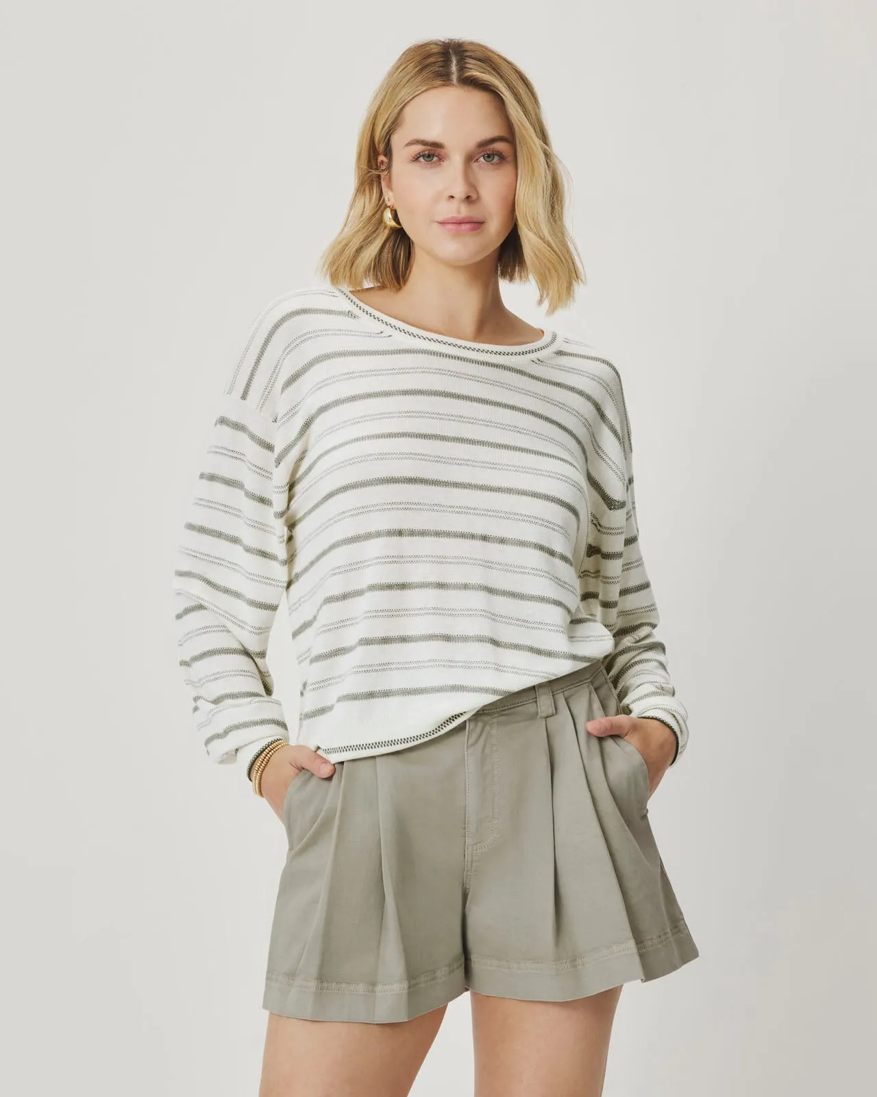 Finn Striped Sweater sold by Splendid
