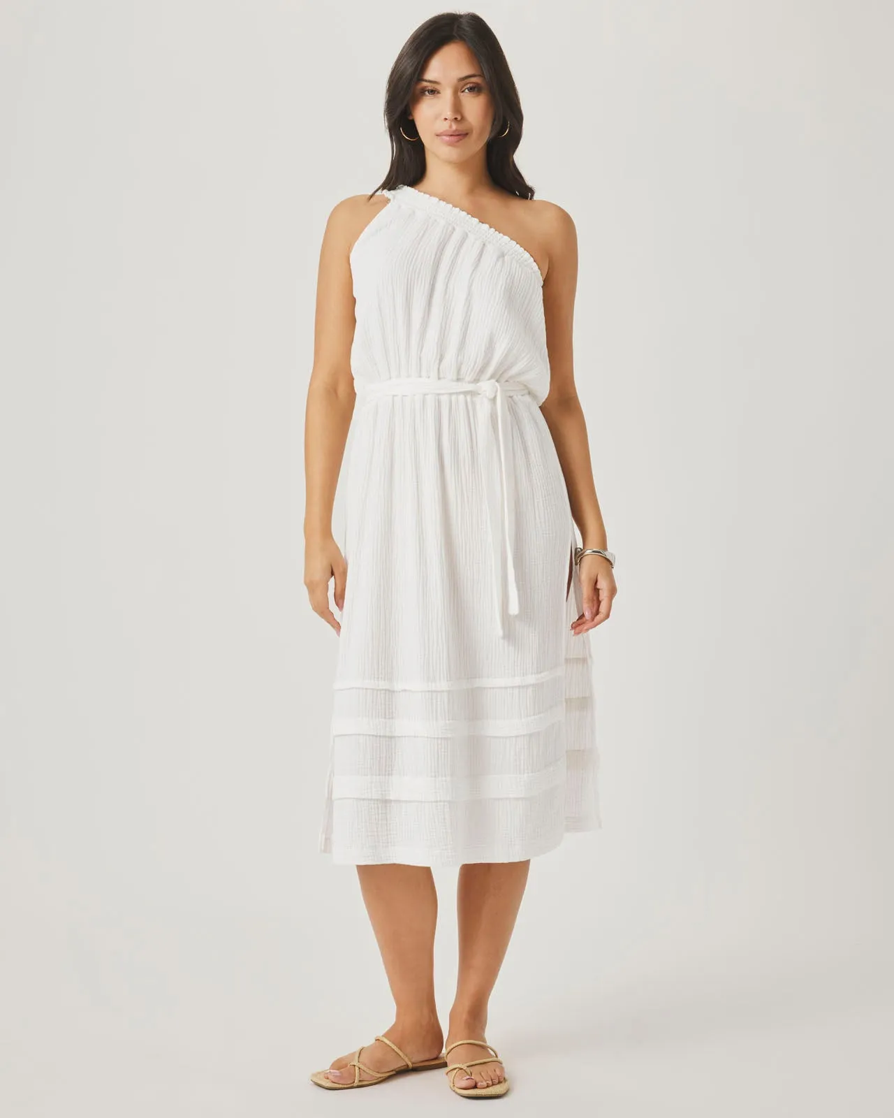 Ava Gauze One Shoulder Dress sold by Splendid product image thumbnail 3