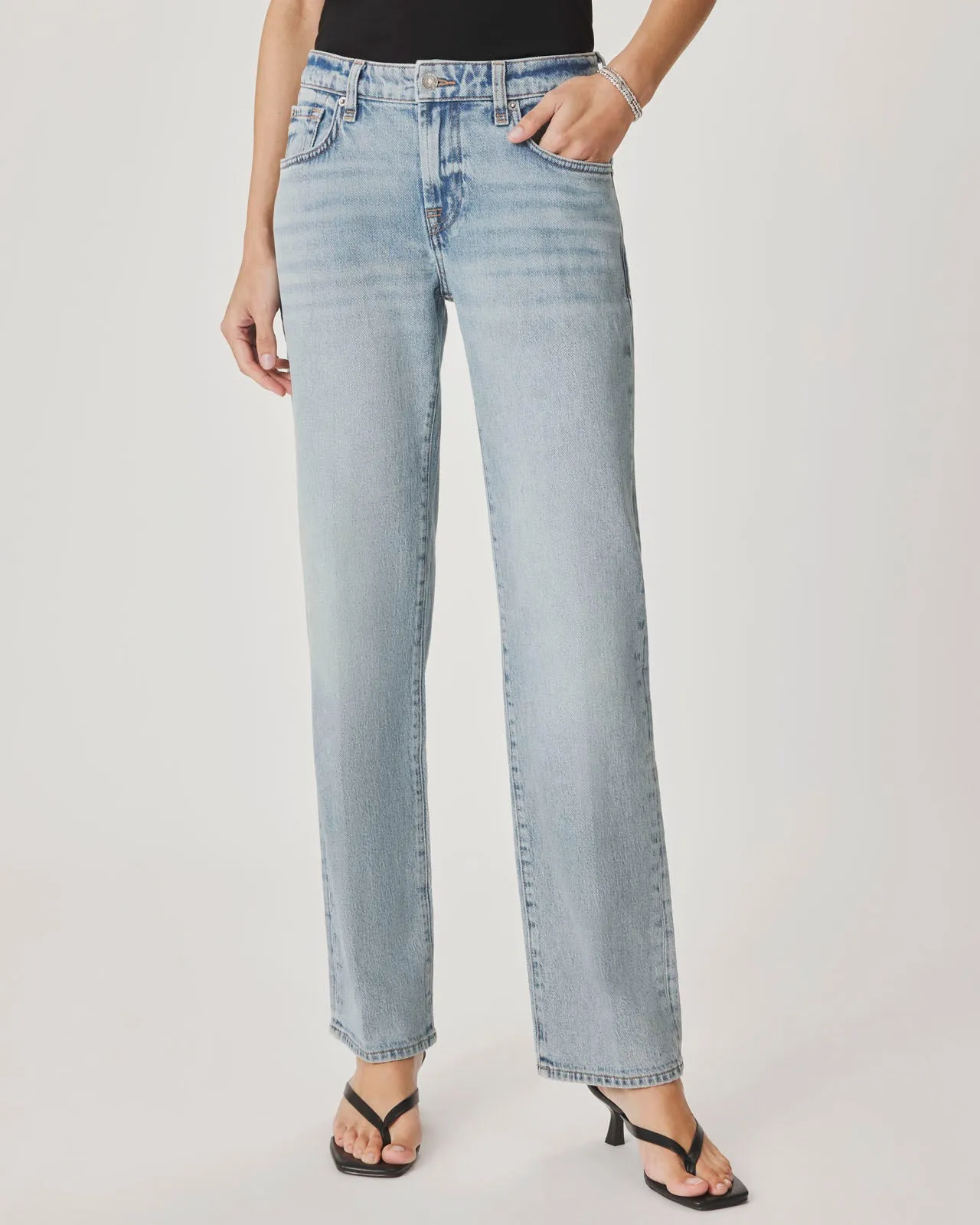 Alie Straight Leg Jean in Light Wash sold by Splendid