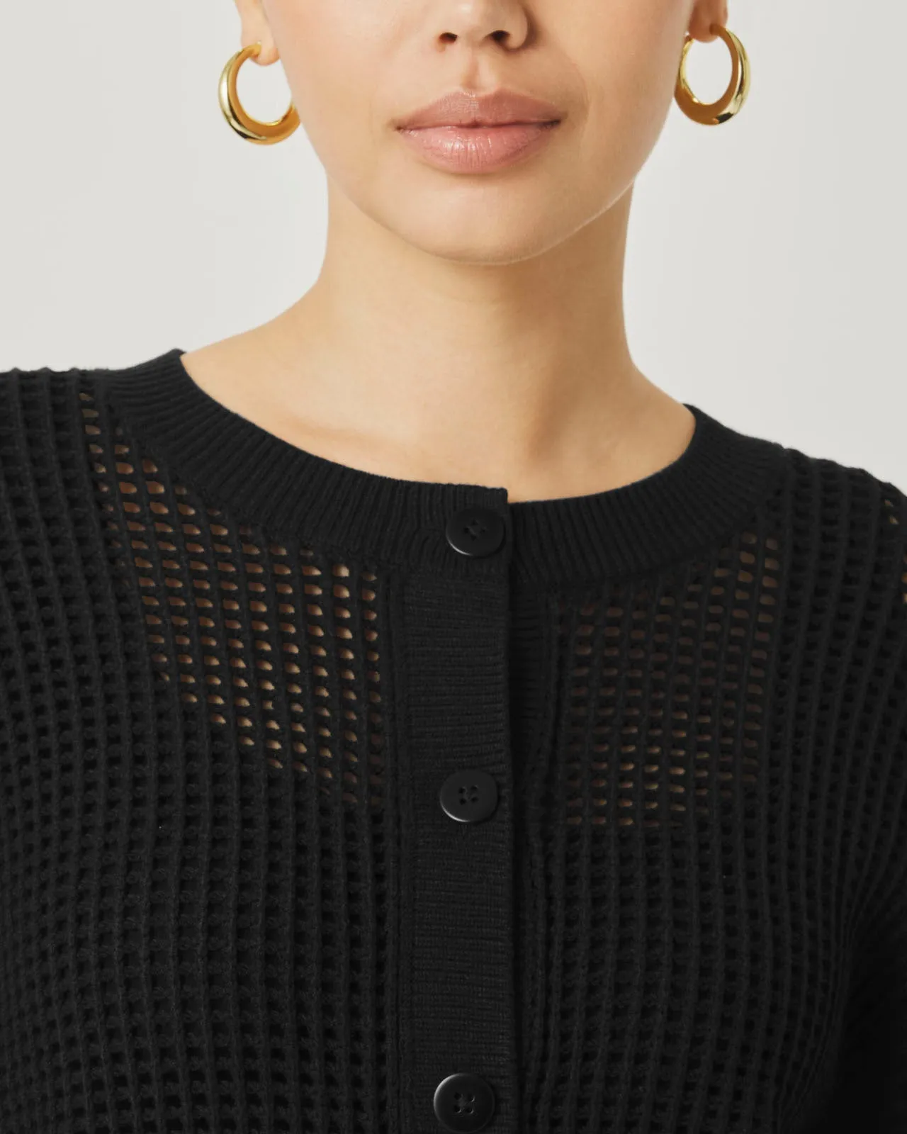 Splendid x @Cellajaneblog Open Stitch Cardi sold by Splendid product image thumbnail 4