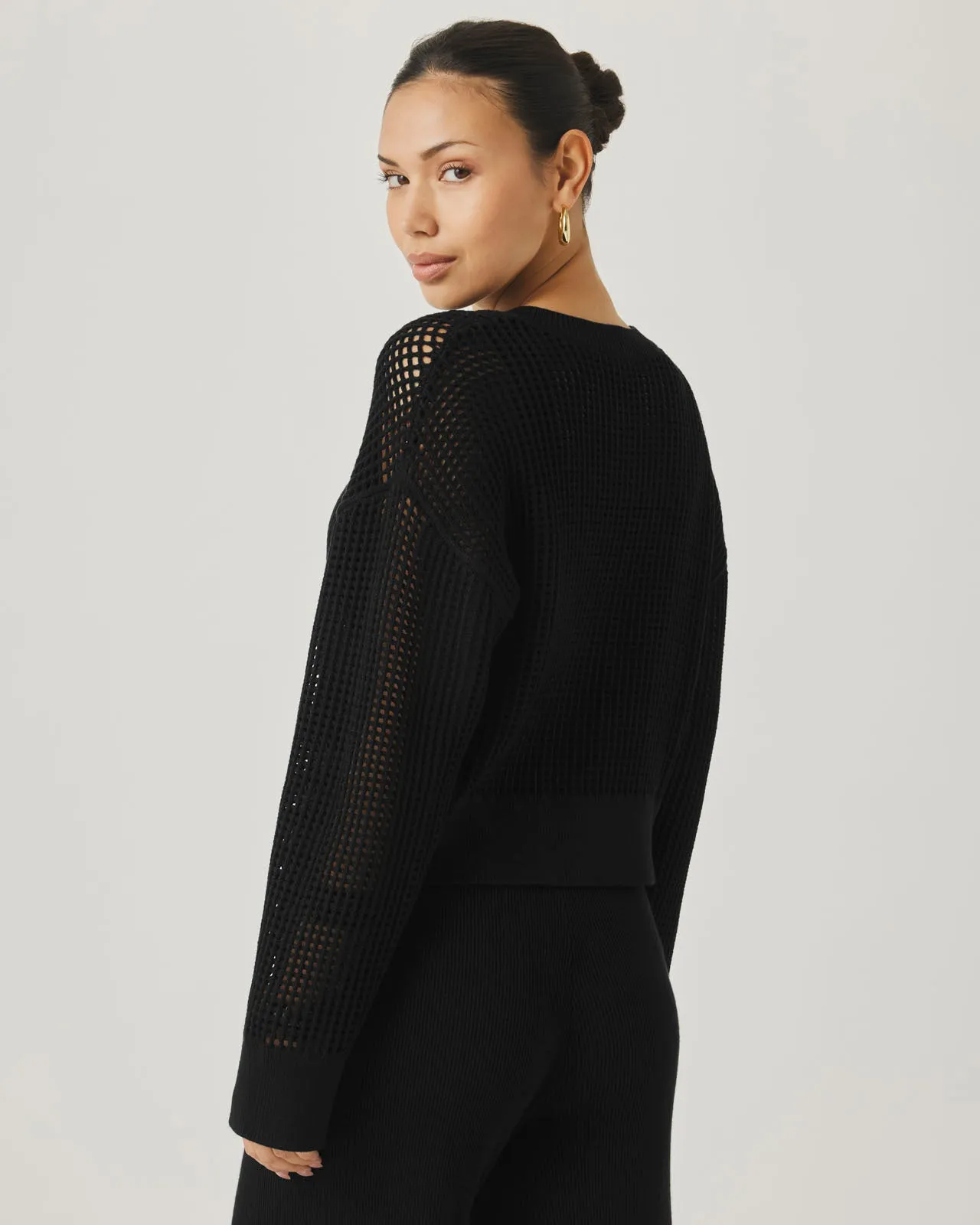 Splendid x @Cellajaneblog Open Stitch Cardi sold by Splendid product image thumbnail 5