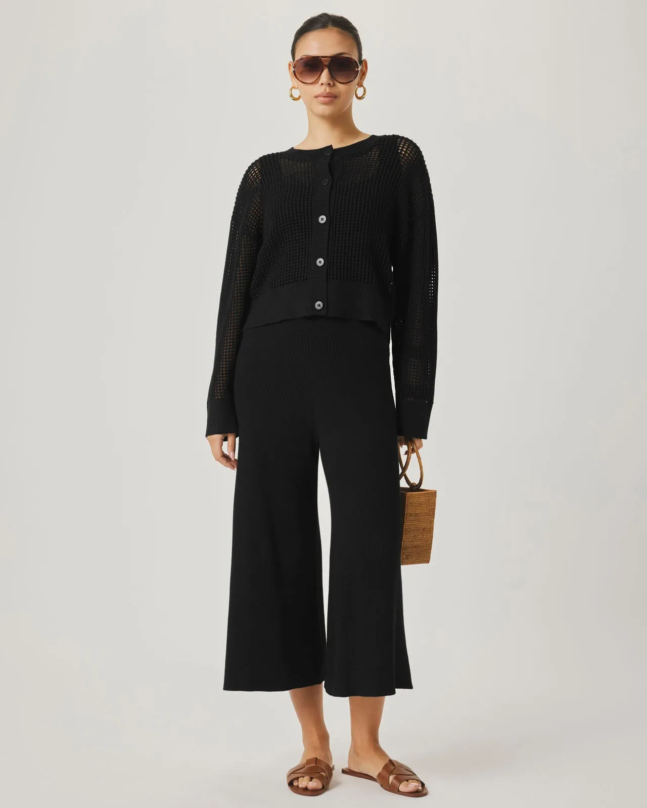 Splendid x @Cellajaneblog Open Stitch Cardi sold by Splendid product image thumbnail 3