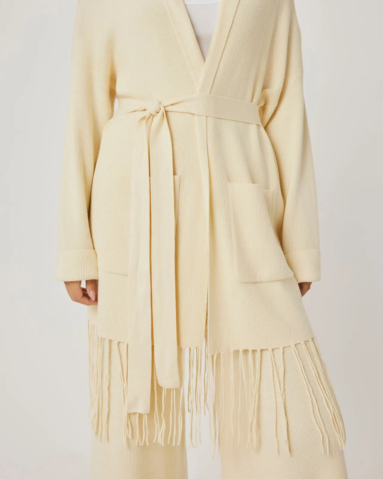 Splendid x @Cellajaneblog Fringe Open Cardi sold by Splendid product image thumbnail 5