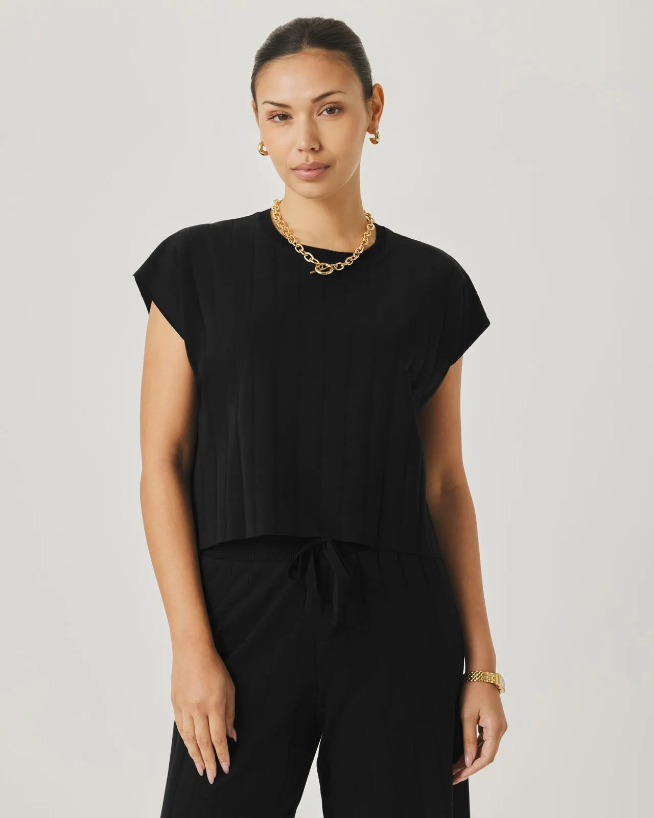 Splendid x @Cellajaneblog Wide Rib Top sold by Splendid