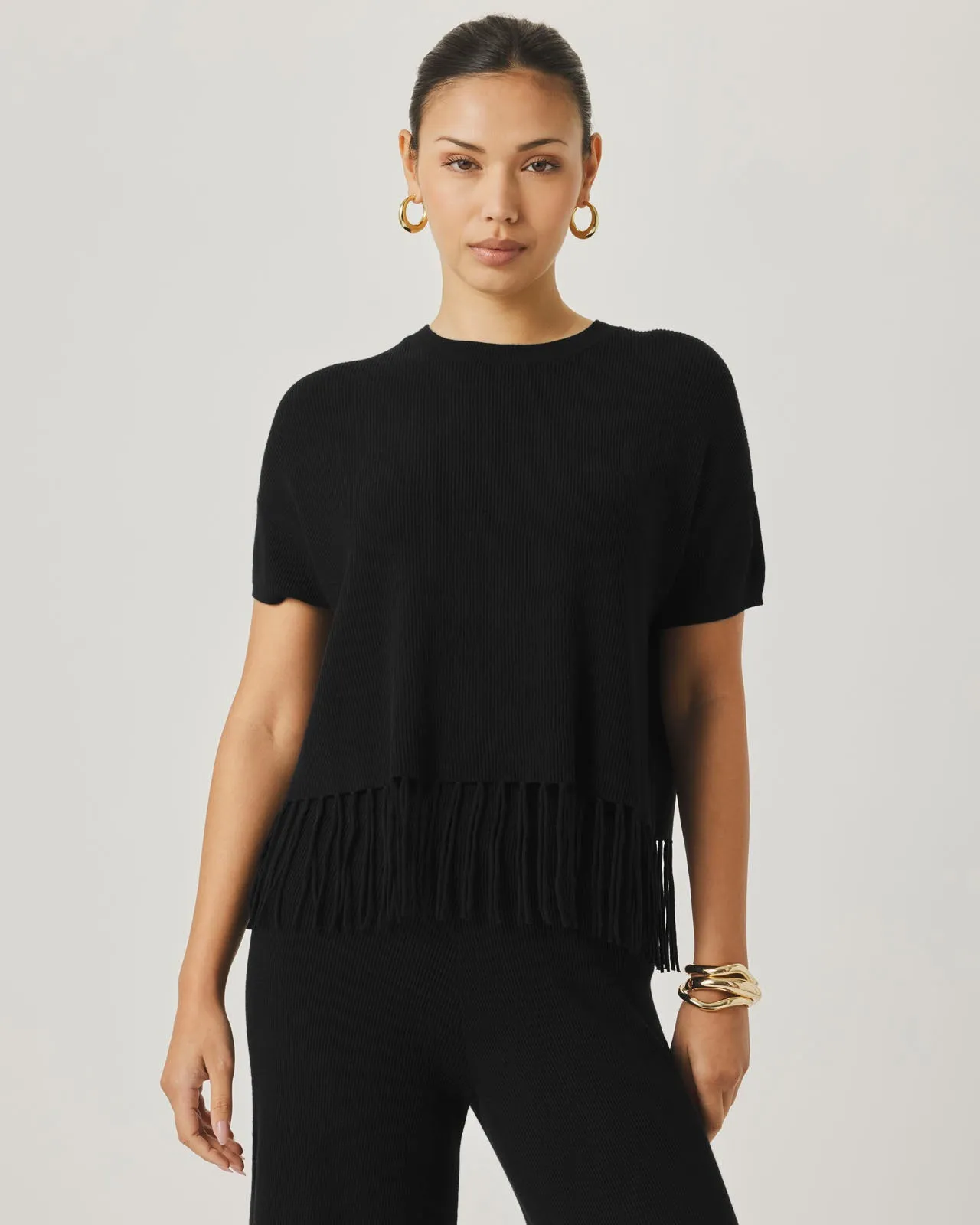 Splendid x @Cellajaneblog Fringe Sweater sold by Splendid product image thumbnail 2