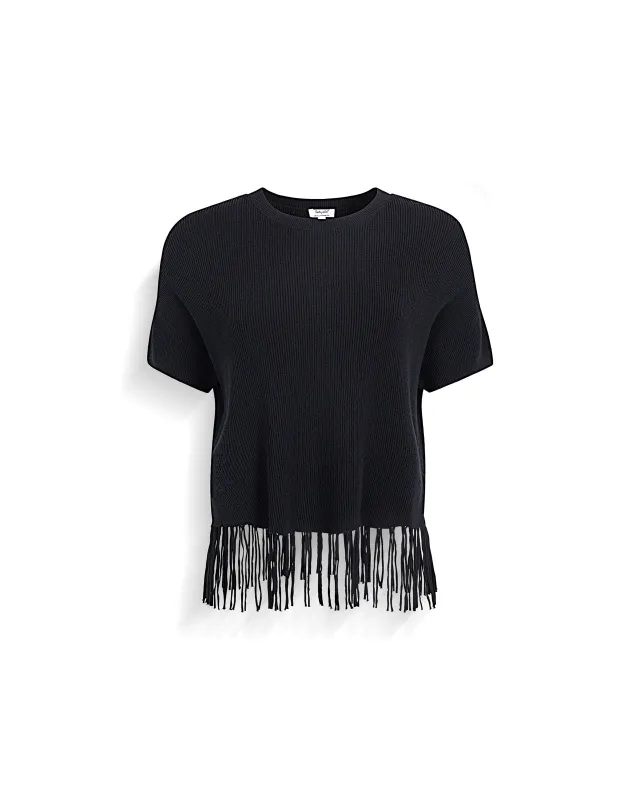 Splendid x @Cellajaneblog Fringe Sweater made by Splendid