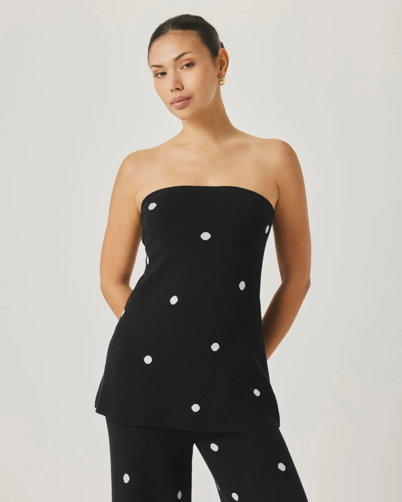 Splendid x @Cellajaneblog Polka Dot Top sold by Splendid product image thumbnail 4
