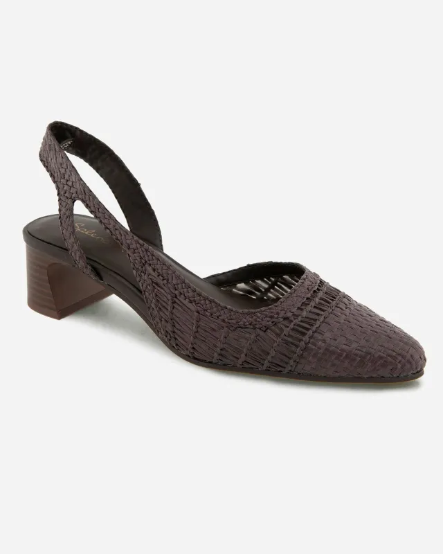 Liliana Raffia Heel in Spice sold by Splendid