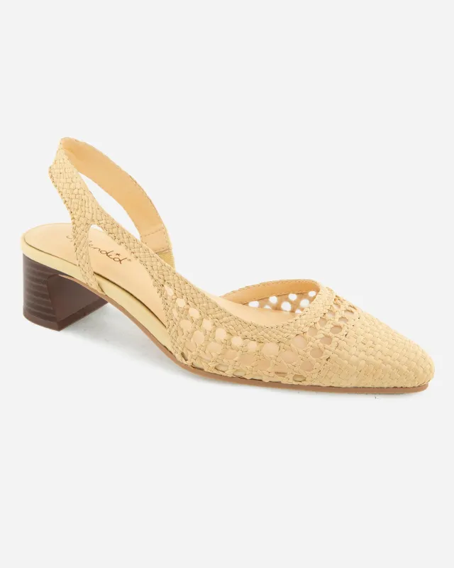 Liliana Raffia Heel in Natural sold by Splendid