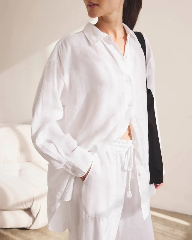 Stella Linen Button Down made by Splendid