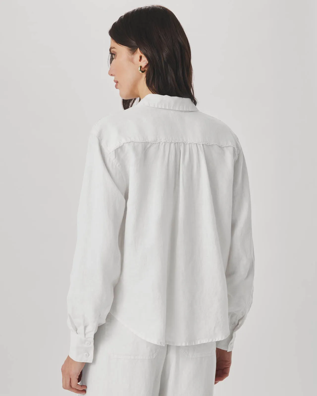 Stella Linen Trim Button Down sold by Splendid product image thumbnail 5