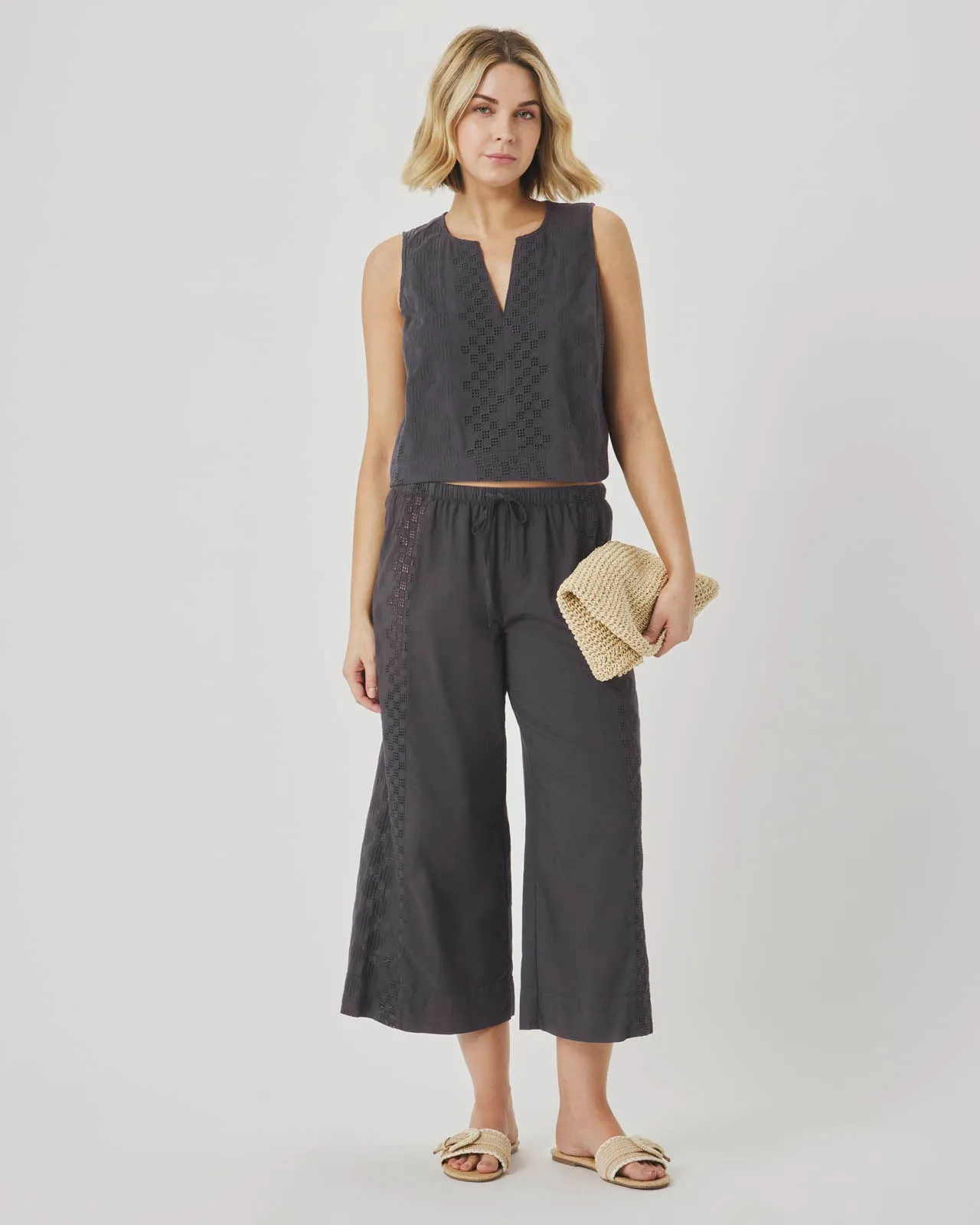 Kenzie Eyelet Tank sold by Splendid