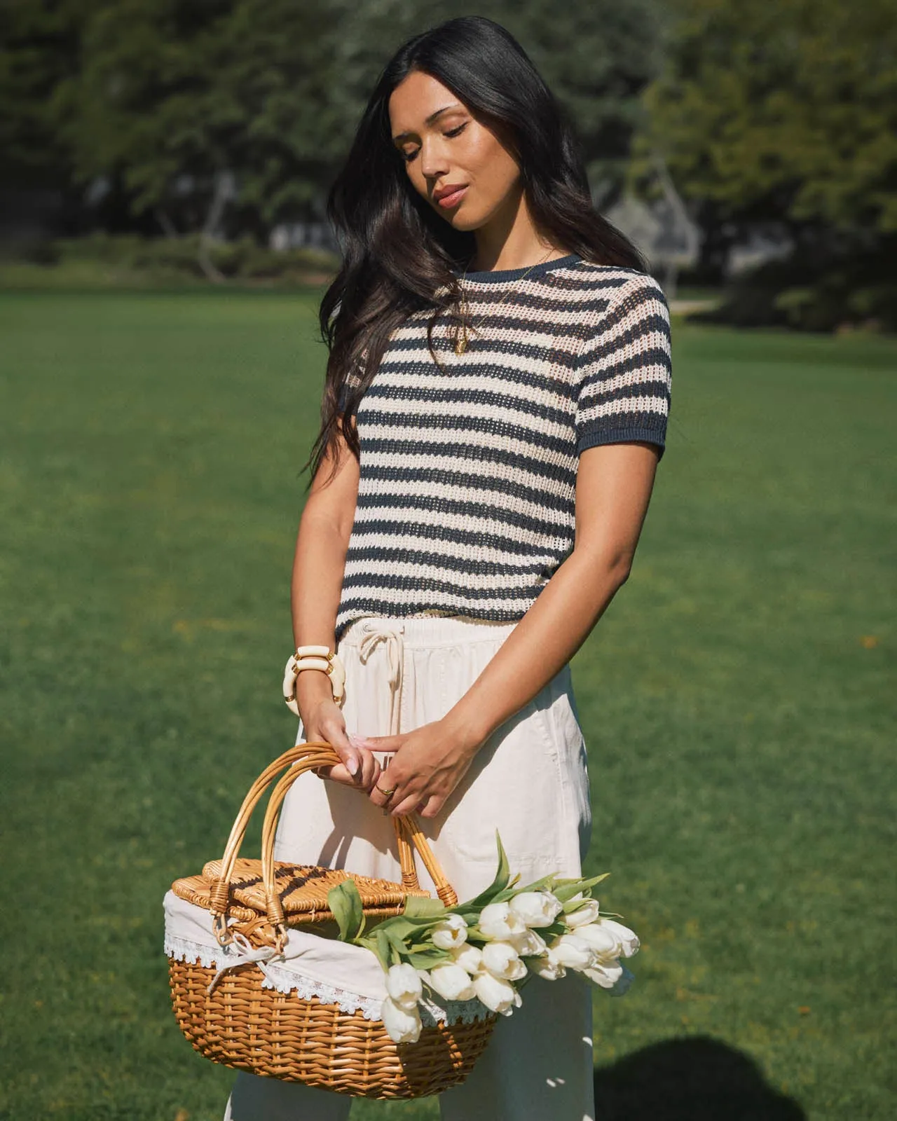 Yasmine Short Sleeve Sweater sold by Splendid