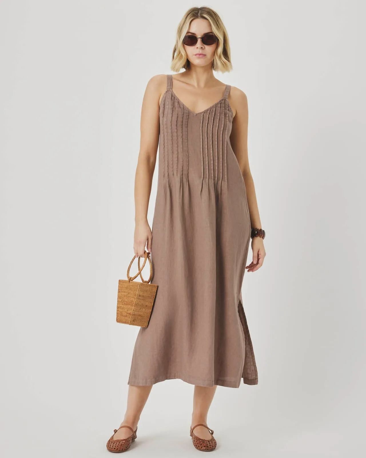 Stella Linen Midi Dress sold by Splendid product image thumbnail 2