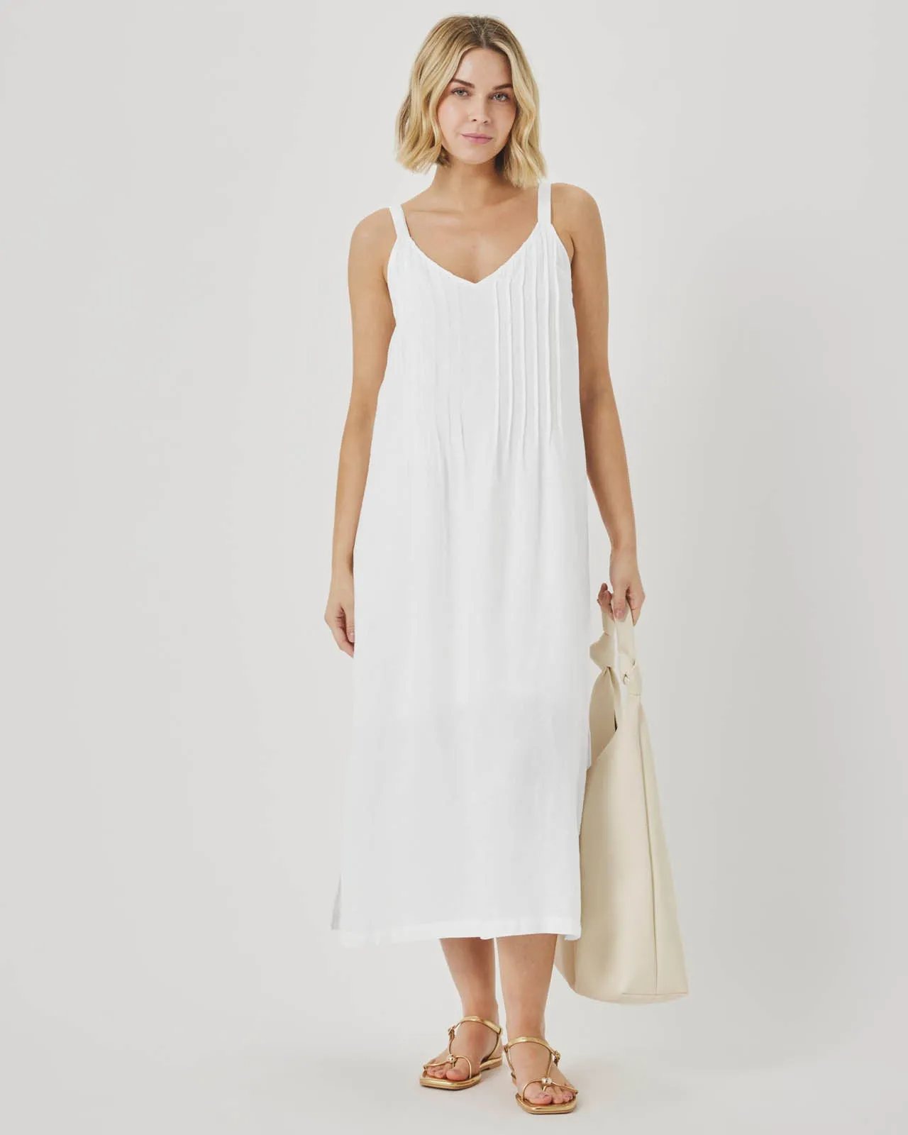 Stella Linen Midi Dress sold by Splendid product image thumbnail 3