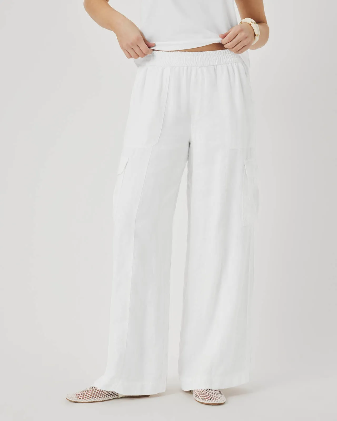 Stella Linen Cargo Pant sold by Splendid product image thumbnail 2