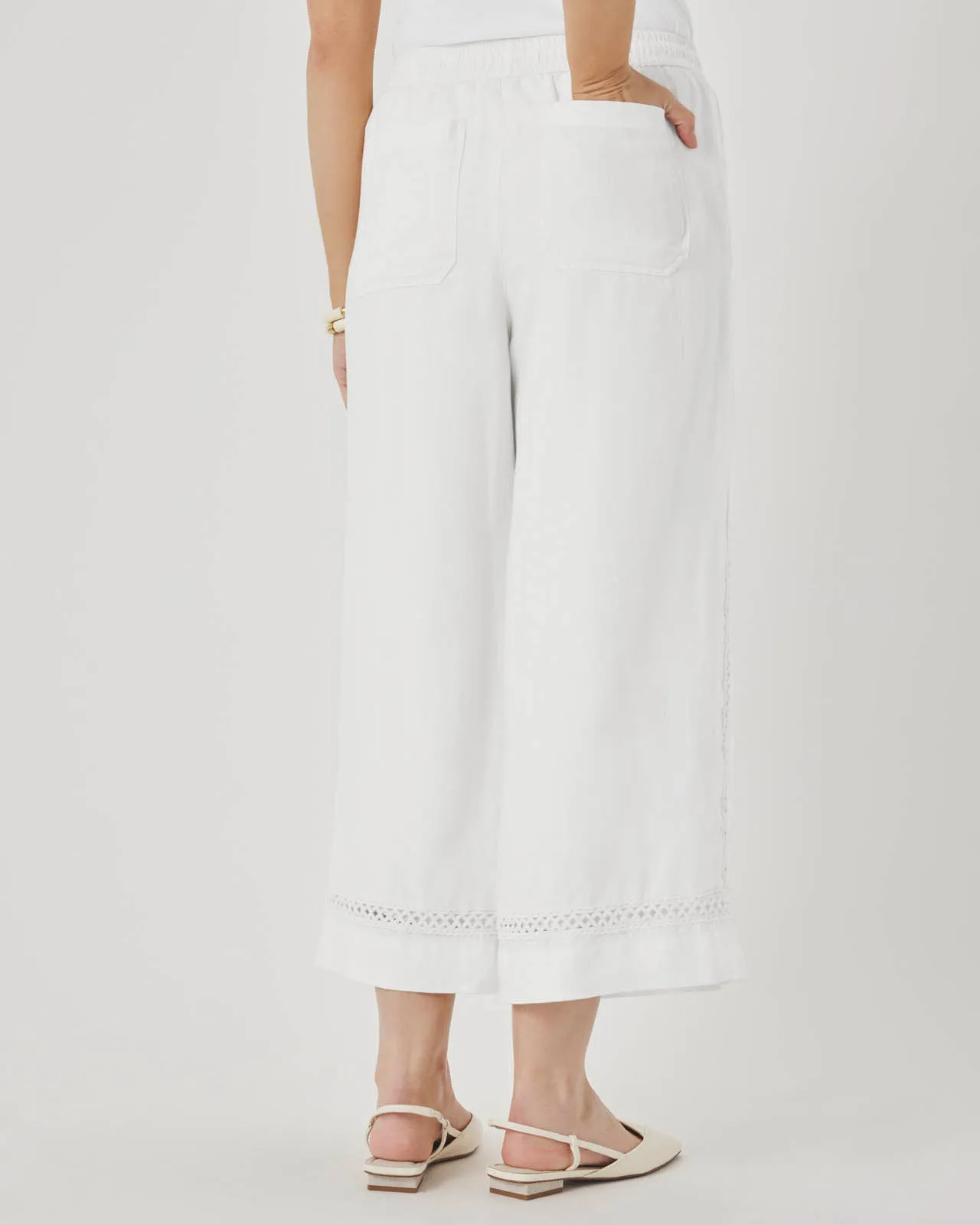 Stella Linen Trim Pant sold by Splendid product image thumbnail 5