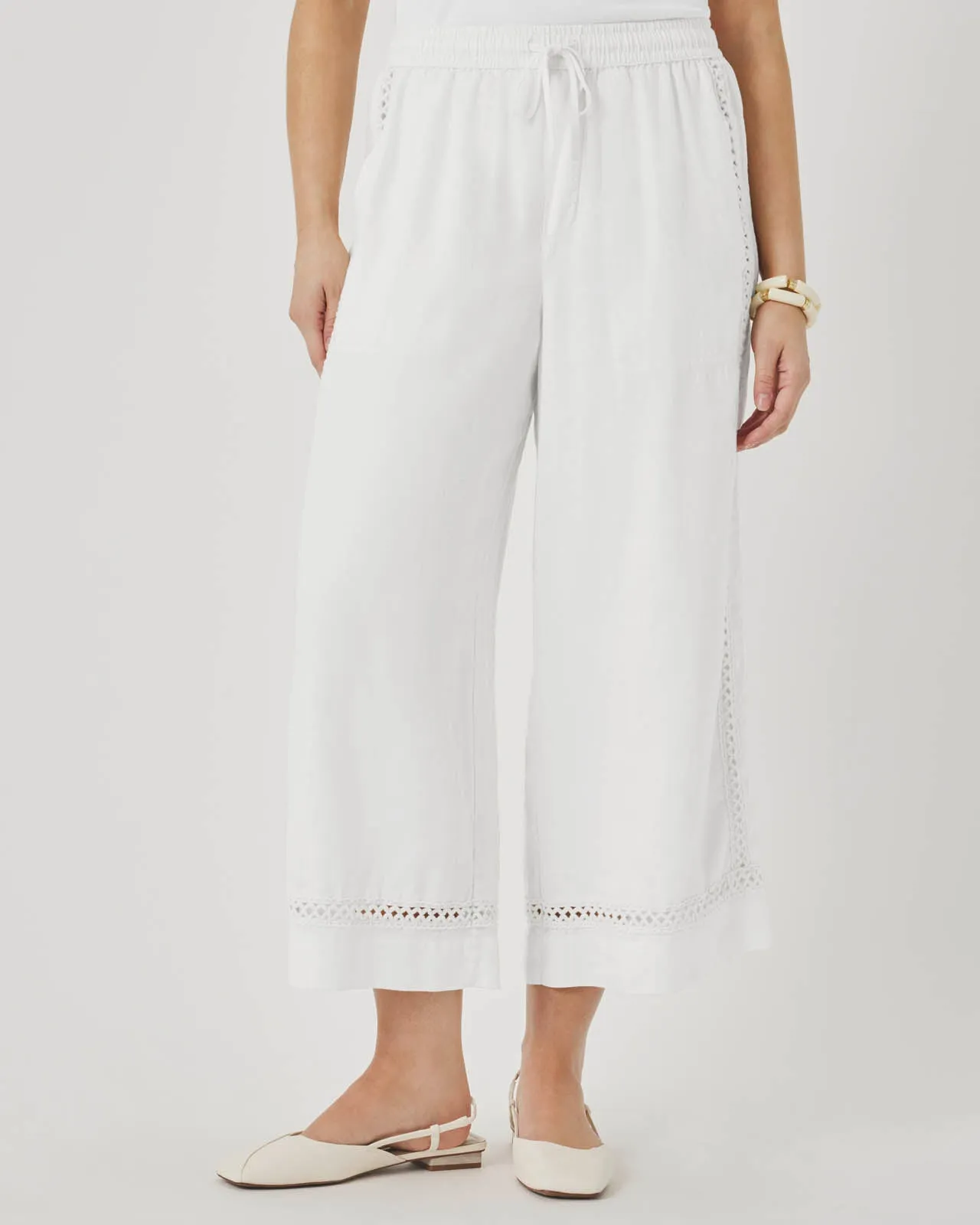 Stella Linen Trim Pant sold by Splendid product image thumbnail 2