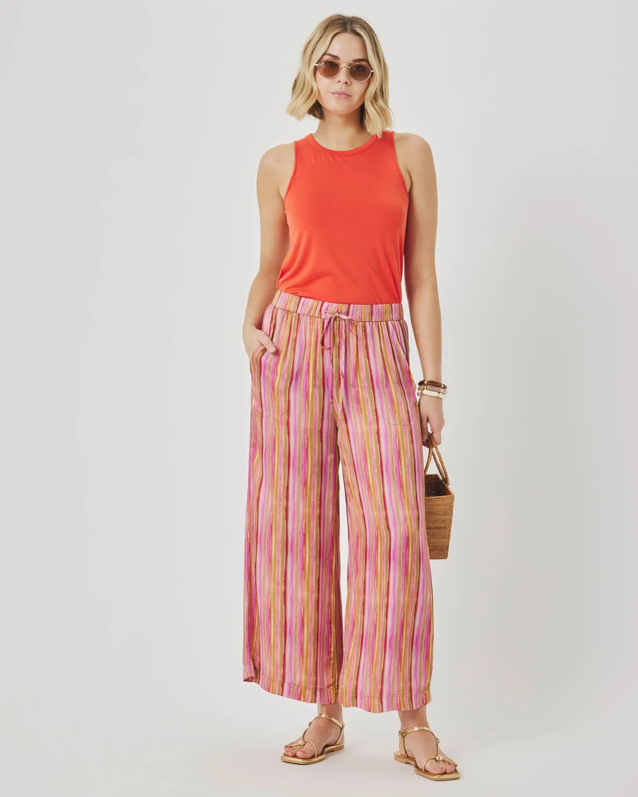 Angie Stripe Palazzo Pant sold by Splendid product image thumbnail 2