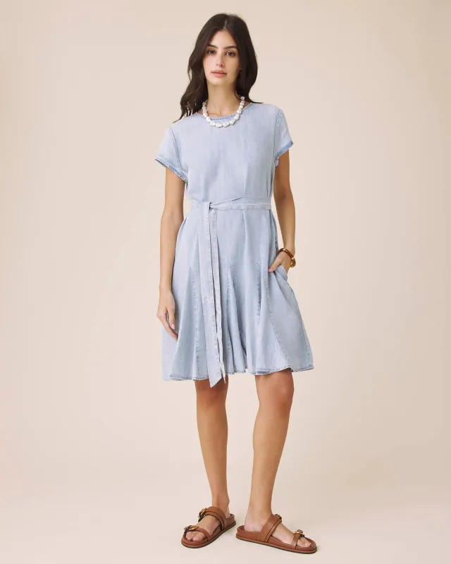 Lydia Indigo Mini Dress made by Splendid