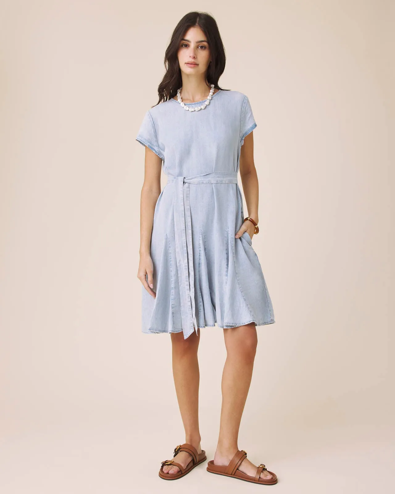 Lydia Indigo Mini Dress sold by Splendid