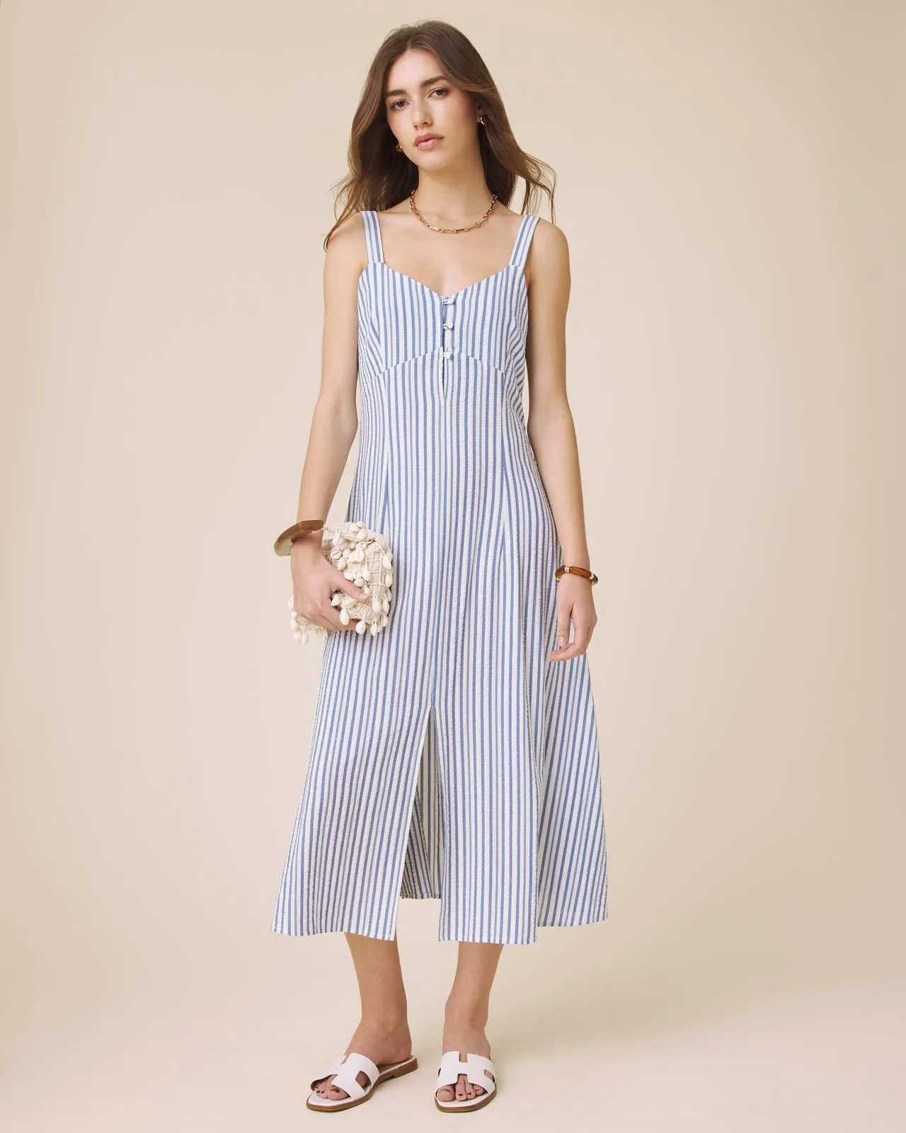 Madelyn Stripe Midi Dress sold by Splendid product image thumbnail 2